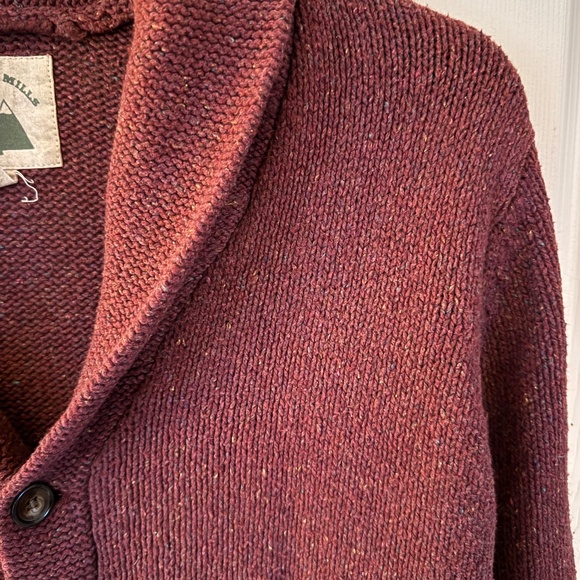 Urban Outfitters O'Hanlon Mills Pierson Shawl Cardigan Size Large - Picture 3 of 4